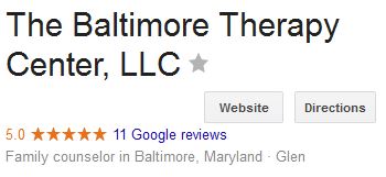 Use online reviews to find a therapist in Baltimore