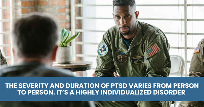 severity of veteran ptsd